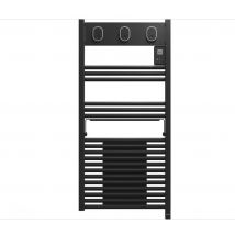 Sèche-serviettes Tactile Marapi - Anthracite - 1500w - Bricoman