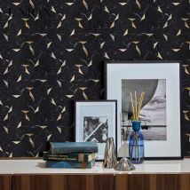 Mosaïque Décorative Adhésive Hexagonale Black And Gold Pvc - Bricoman