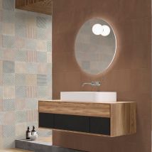 Carrelage Mural Terre Mud 25x75 - Vendu Par Lot De 15,72m² - Bricoman