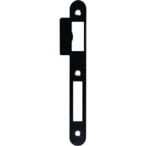 Gâche Plate Pour Serrure D351/d353/d355 - D350 - Vachette - Bouts Ronds - Noir - Tecnomat