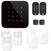 Alarme Maison Wifi Et Gsm 4g Sans Fil Connectée Casa Noire - Kit 3 - Bricoman