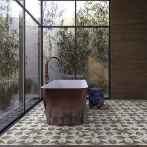 Carrelage Sol Effet Carreaux De Ciment Classico Ona Warm 20x20 Cm - Réflex Boutique - Bricoman