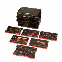Mallette Rigide À Usage Intensif Avec Kit D'Outils Pour Maintenance Générale 162 Pièces 4750rcwd4ff1 Bahco - Bricoman
