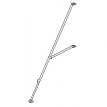 Altrad - Stabilisateur Universel Galvanisé - Echafaudage Altrad - 2,20m À 3,30m Réf: U0220g - Bricoman