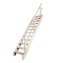 Escalier De Meunier Avec Main Courante À Droite - Hauteur À Franchir 3.15m Max - Mss-mcd - Bricoman