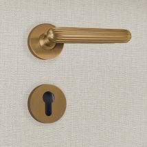 Poignée De Porte Design À Cylindre Finition Aspect Bronze Tina - Katchmee - Bricoman