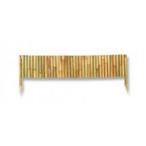 Bordure Flexible En Bambou Bamboo Border - Hauteur Utile 35 Cm - Bricoman