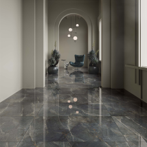 Carrelage Sol/mur Effet Marbre Gris Brillant Arch Gri L.60 X L.120 Cm - Tecnomat