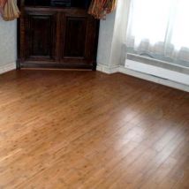 Parquet Massif Bambou Strong Verni Noisette 142x12x1850mm - Bricoman