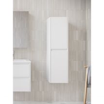 Grande Armoire De Rangement Fortina Hauteur 120 Cm Blanc - Bricoman