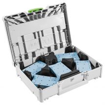 Festool - Systainer³ 100 Abrasifs Sys-stf 80x133 Gr-set Granat - 578194 - Bricoman