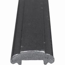 Main Courante Creuse Moulurée - Gorge De 20mm - Longueur 3m Largeur 40mm Épaisseur 10mm - Fer Forgé - À Souder - Bricoman