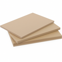 Panneau Fibre Composite Plat Et Lisse (2 Coloris) - Beige (sable), Ep. 10mm, Larg. 61cm, Long. 250cm - Bricoman