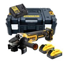 Meuleuse 18v Xr Ø125mm (2x5,0 Ah Powerstack) En Tstak - Dewalt Dcg405h2t - Bricoman