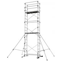 Echafaudage Domestique - Hauteur De Travail Maximale De 6.70m - 238703/347705 - Bricoman