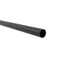 Cornière Tubulaire | Fabriqué En Pvc | Finition Noire | Dimensions 12*12*1000mm | Longueur Du Cornière 1 Mètre | Épaisseur 1 Mm | 1 Unité - Bricoman