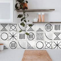 Carrelage Mural Décoratif Mat Ceragni Inca Blanc 15x15 (carton Avec 44 Unités = 1 M2) - Bricoman