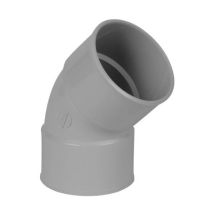 Nicoll Coude Ff 45° Ø80 Gris - Tecnomat