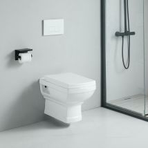 Cuvette Wc Rétro Suspendu Mechell En Céramique - Bricoman