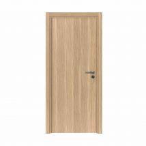 Bloc Porte Fin De Chantier Matild, Chêne Brut, Réversible, H.204 X L.83 Cm - Bricoman