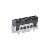 Legrand 004816 - Bornier De Répartition Ip2x Phase - 1 Connexion 10 À 35mm≤ - Noir - L.62mm - Bricoman