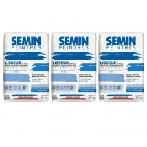 Enduit De Lissage Semin Lisseur Ets2, Intérieur, Poudre, Sac De 25 Kg, Lot De 3 - Bricoman