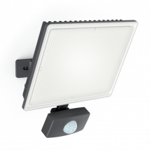 Xanlite - Projecteur Mural Noir Led Ip44 Avec Détecteur De Mouvement, 2600 Lumens, Conso. 30 W, Blanc Froid - Pr30wmd - Bricoman