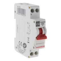 Disjoncteur À Vis Ph+n - 16a Nf - Pouvoir De Coupure 4,5ka - Thomson - Tecnomat