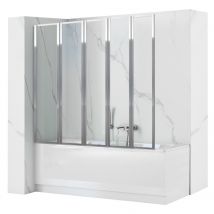 Pare-baignoire Rea Idea 120 Chrome - Bricoman