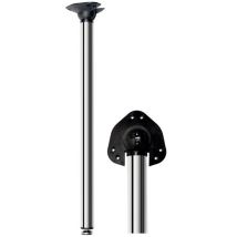 Jeu De 4 Pieds De Table " Pliants " Couleur: Noir Ou Inox - Bricoman