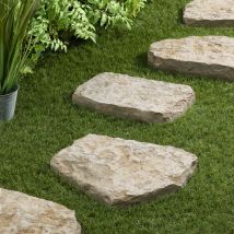 Pas Japonais En Pierre De L'Yonne 35-55x6 Cm (à L'Unité) - Ro'ma Nature - Bricoman