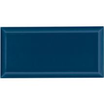 Carrelage Mur Brillant Ceragni Biseauté Metro Bleu 1330 | 7,5x15 (carton Avec 44 Unités = 0,5 M2) - Bricoman