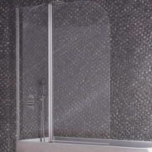 Pare-baignoire Fixe Et Pivotant Rita 120 X 150 Cm - Bricoman