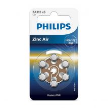 Batteries Philips Zinc (6 Uds) - Bricoman