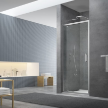 Porte De Douche 80x195 Cm Sat Tex Chrome Brillant (sikotexp80crt) - Tecnomat