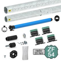 Kit De Motorisation Radio Pour Volet Roulant 40 Kg - Tube Zf Ø 54 Mm - 20 Nm - Bricoman