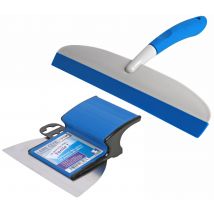 Lame Pour Enduire Et Lisser Ce78 Semin - 15 Cm Et Une Raclette À Lisser Semin - 30 Cm - Bricoman