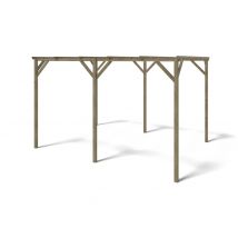 Carport, Abri De Voiture 3x4 M - 12 M2 - Car13 - Altanka - Bricoman