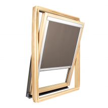 Store Occultant Pour Fenêtre De Toit Roto - Pour Vitrage H 103,5 X 100 Cm - Taupe - Bricoman