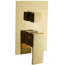 Mexen Uno Robinet De Baignoire Pour Installation Encastrée, Or - 71435-50 - Bricoman