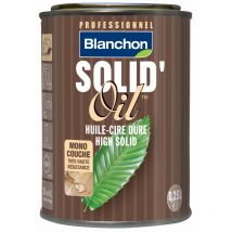 Huile Cire Dure Monocouche Teintée Blanchon 250ml Naturel - Bricoman