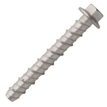 Vis Béton En Acier Zingué - Tête Hexagonal À Embase - M10 X 100 - Essbox 24 Pcs - Scell-it - Bricoman