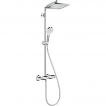 Colonne De Douche Thermostatique Hansgrohe Crometta E 240 Chromé - Bricoman