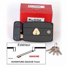 Serrure Monopoint Klose Besser En Applique À Fouillot Horizontale 140x92mm - (similaire Jpm Cisa....) 3 Clés - Bricoman