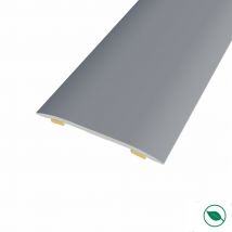 Barre De Seuil Adhésive Même Niveau Aluminium Coloris (25) Acier Mat Long 90 Cm Larg 3,7cmht 2,3mm - Bricoman