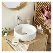 Vasque À Poser Ronde En Terrazzo 38cm - Bricoman