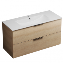 Meuble Vasque 90 Cm Burgbad Olena Chêne Clair - Bricoman