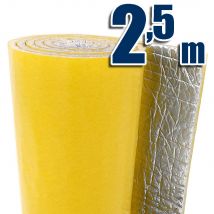Isolant Thermique Réfléchissant Autocollant 100% Aluminium (2,5m X 1,2m). Isolation Pour Maisons, Caravanes, Fourgons, Radiateurs... - Bricoman