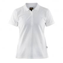 Polo De Travail Femme Blaklader Blanc L - Bricoman