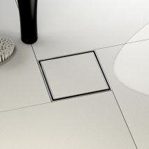 Caniveau De Douche Carre En Inox - 15x15 - Bricoman